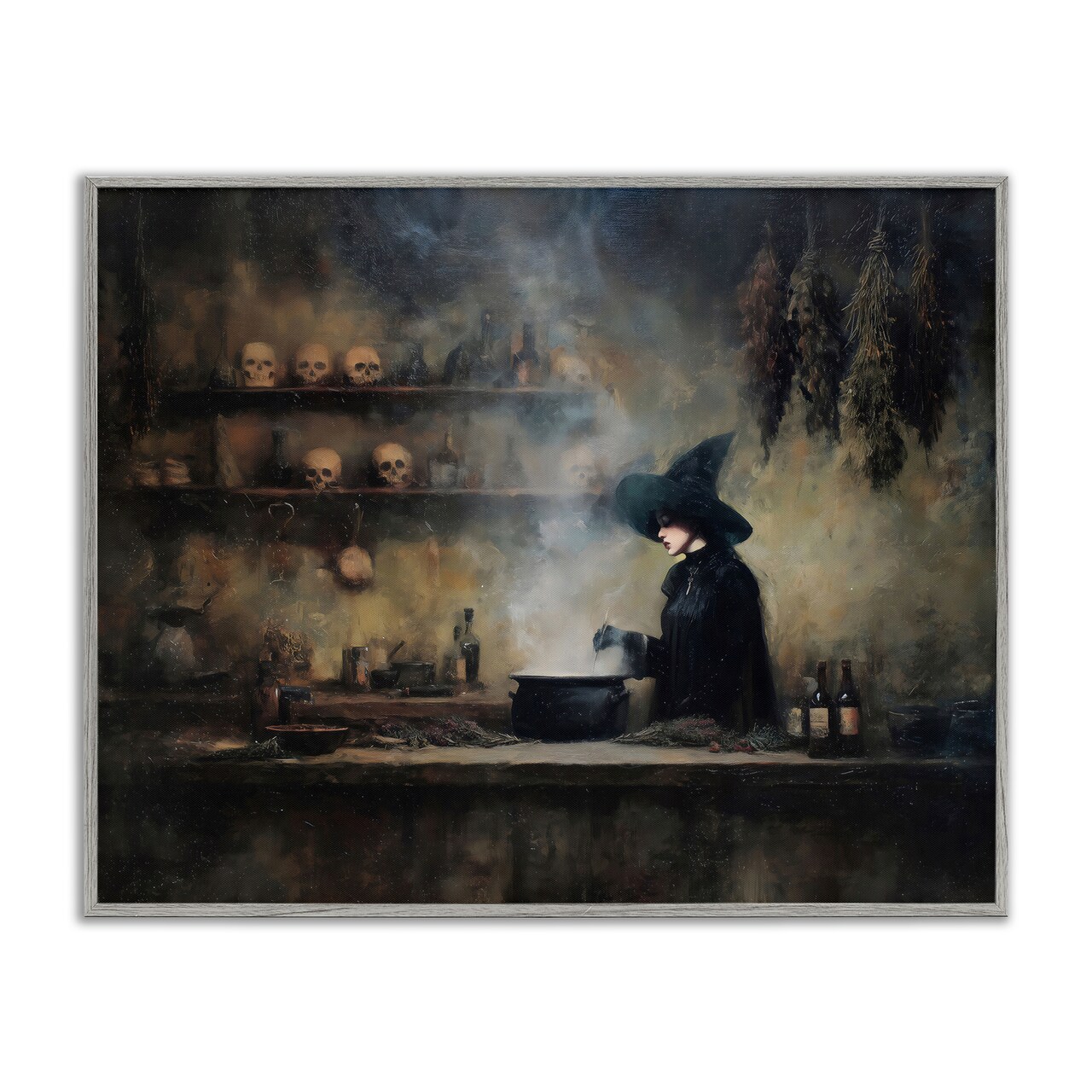 Stupell Industries Witch's Cauldron Brew Framed Giclee, design by Arlington Prints